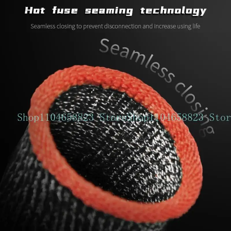 652F Finger Cover Game Controller For PUBG Sweat Proof Non-Scratch Sensitive for Touch Screen Gaming Finger Thumb Sleeve Glov