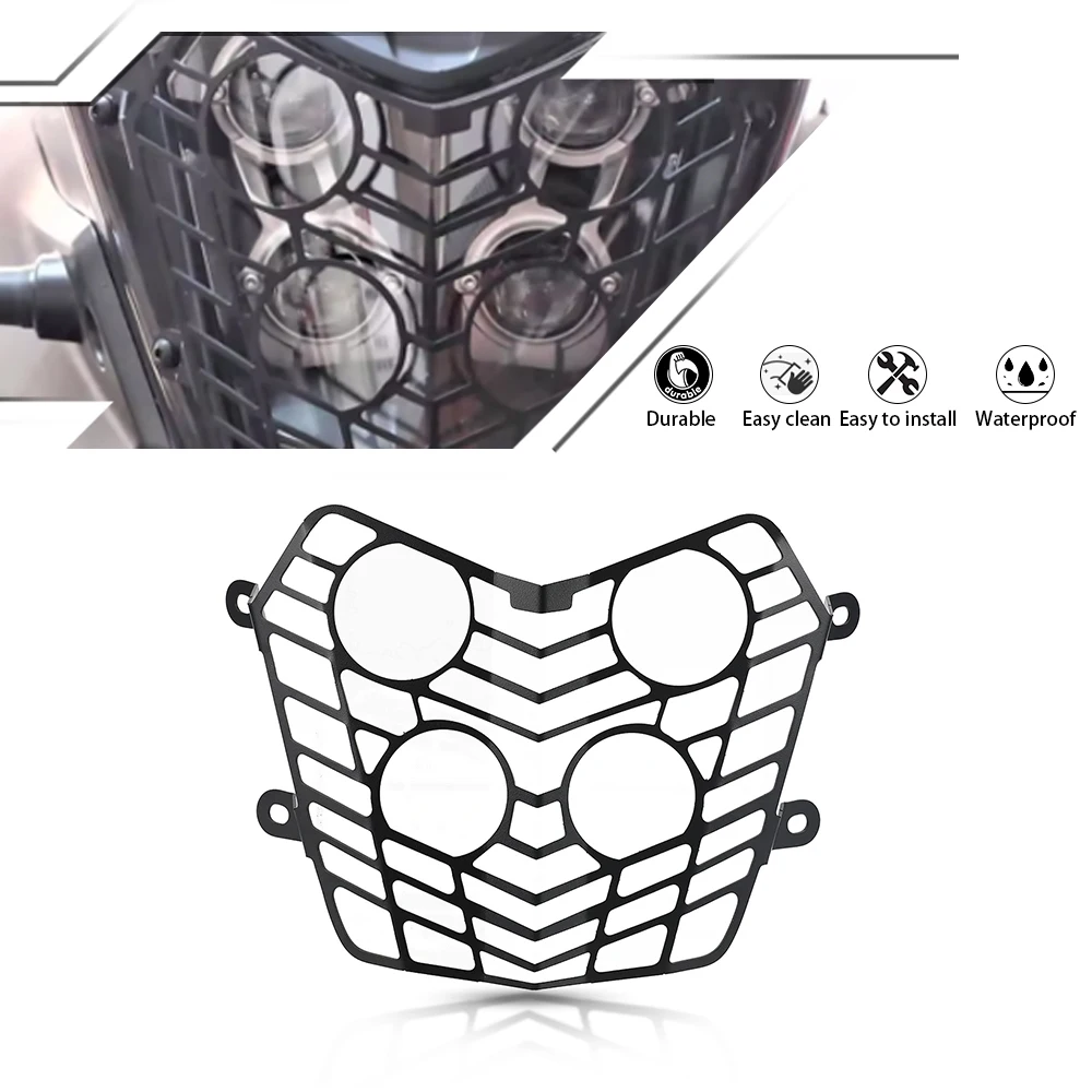 

Motorcycle For YAMAHA Tenere700 T7 Rally 2024 Tenere 700 Headlight Protector Guard Grill Cover XTZ700 Tenere 700 2019 - 2023