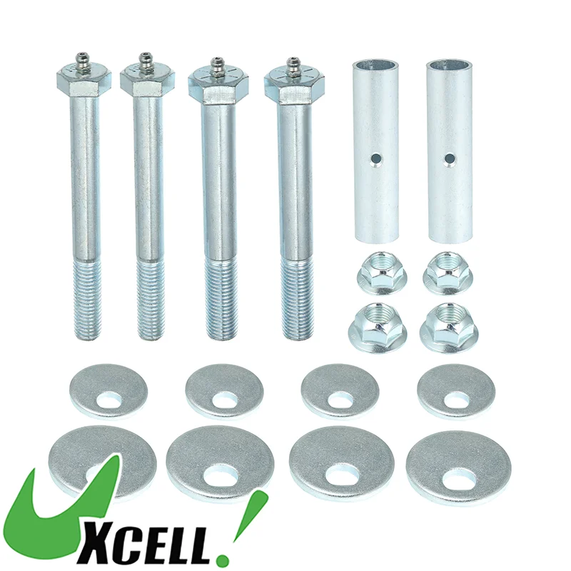 

UXCELL Vehicle Metal Alignment Camber Adjusting Bolt Kit for Toyota 4Runner 2WD 4WD 2003-2009 for Lexus GX470 2003-2009