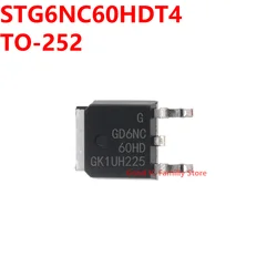 10PCS STGD6NC60HDT4 TO-252 GD6NC60HD