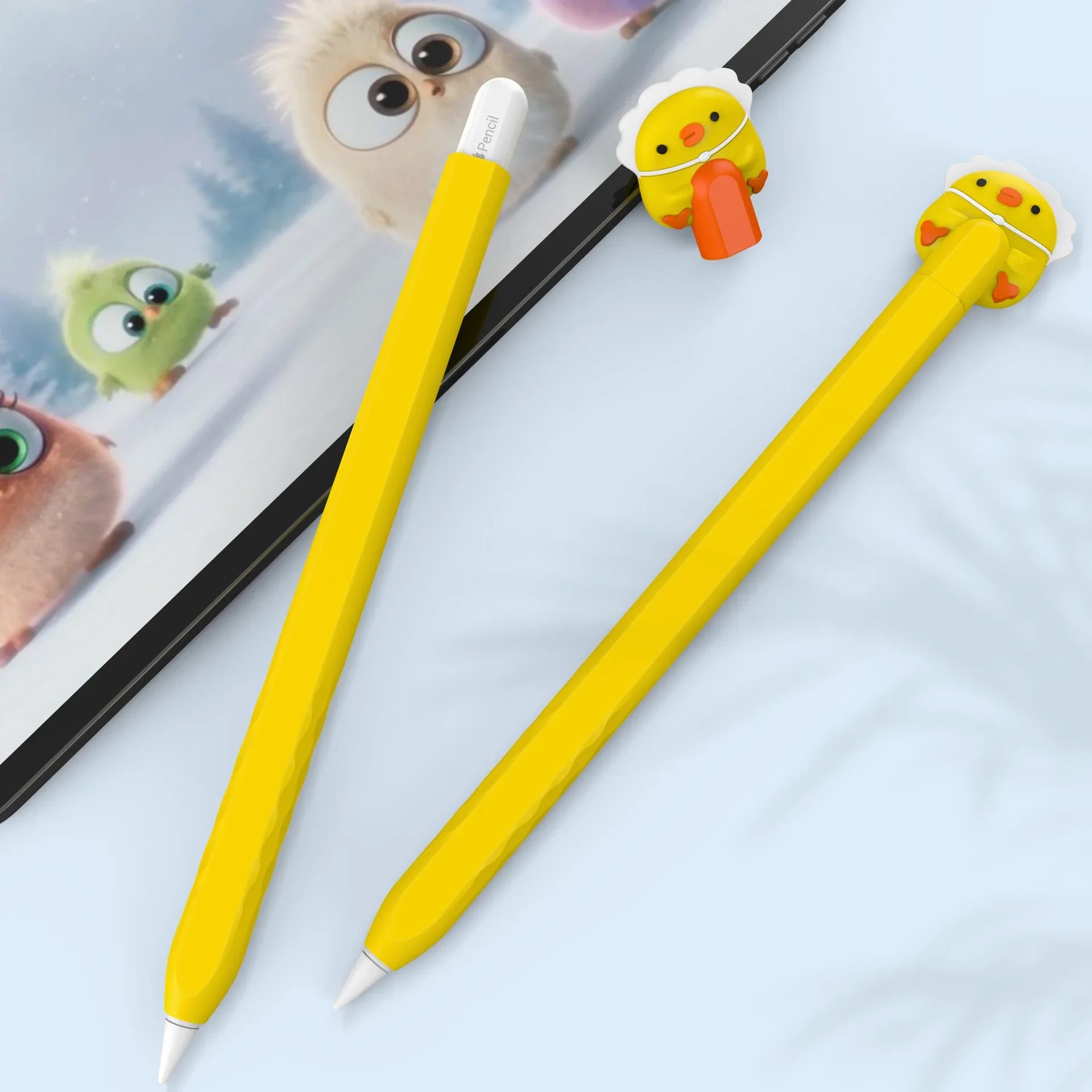 For Funda Apple Pencil Pro/2 Case Duotone Soft Silicone Protective Cover 2nd Generation iPad Pencil Skin For Apple Pencil Case