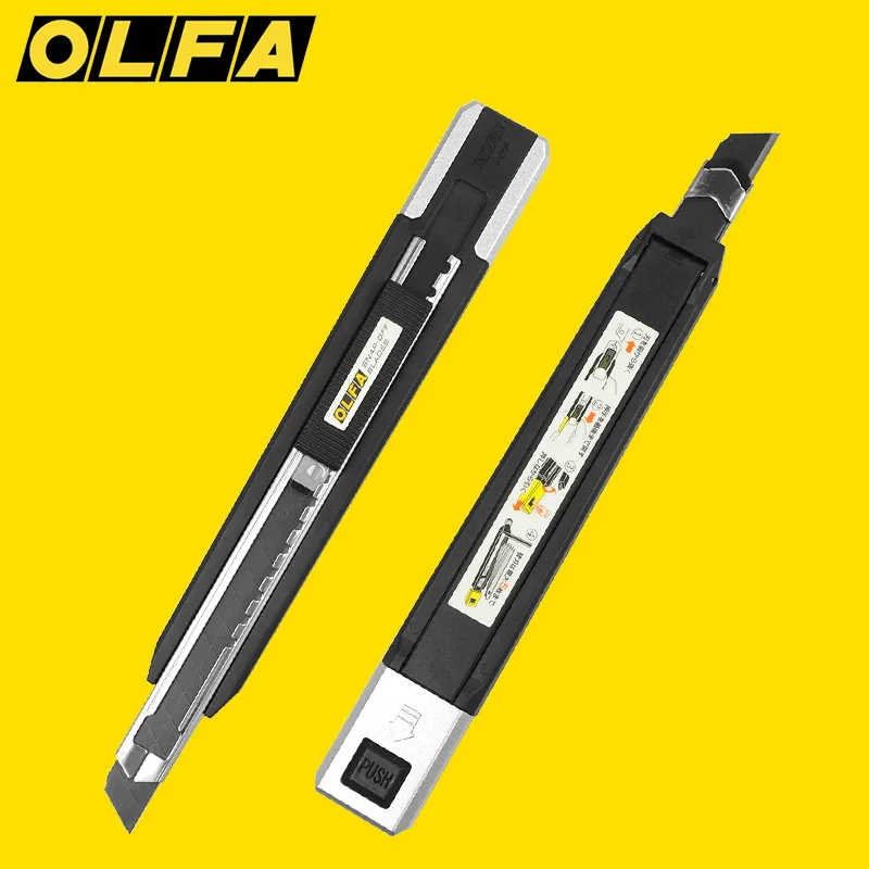 OLFA LTD-04 Cutter Limited Series 9mm Utility Knife Workmanship Wallpaper Cutting Craft Tools Matching Snap-off Blades ASBB-10