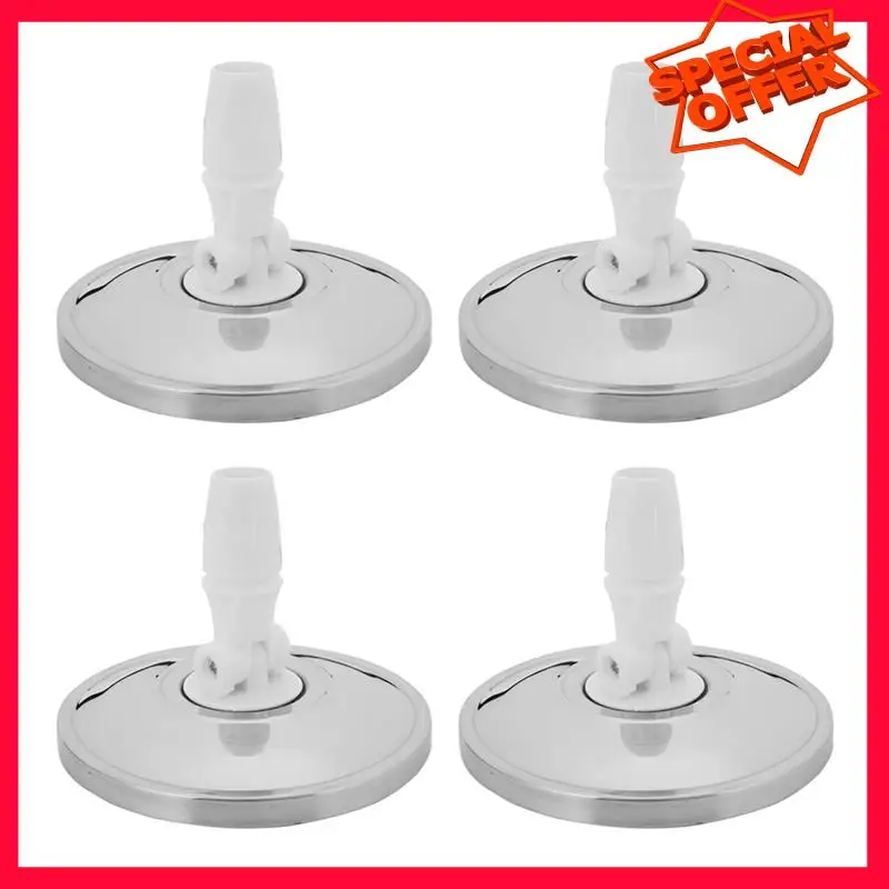 -ESTR 4X cabezal de fregona giratorio de acero inoxidable para el hogar cabezal de fregona de repuesto cabezal de fregona automático herramientas de limpieza giratoria para el hogar