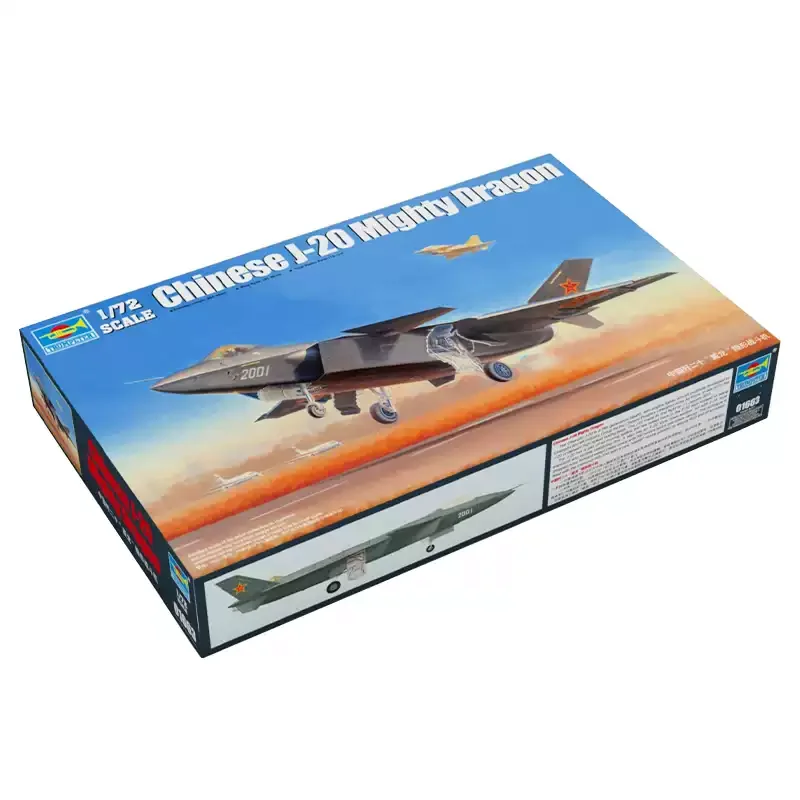 

Trumpeter model building kits 01663 Chinese J-20 Mighty Dragon 1/72