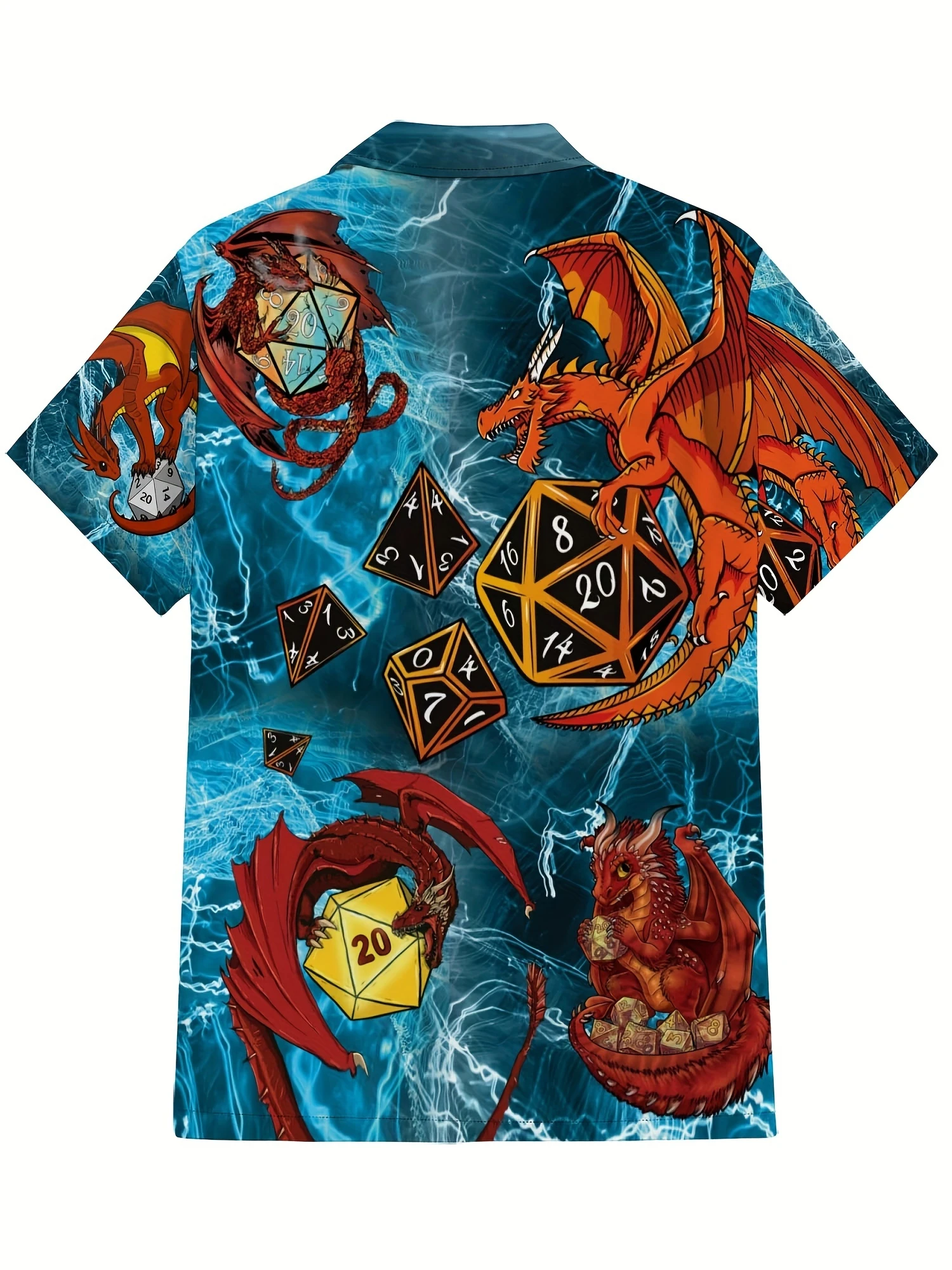 Dragon Dice Hawaiian Shirt For - Embellish Knit 评论和价格