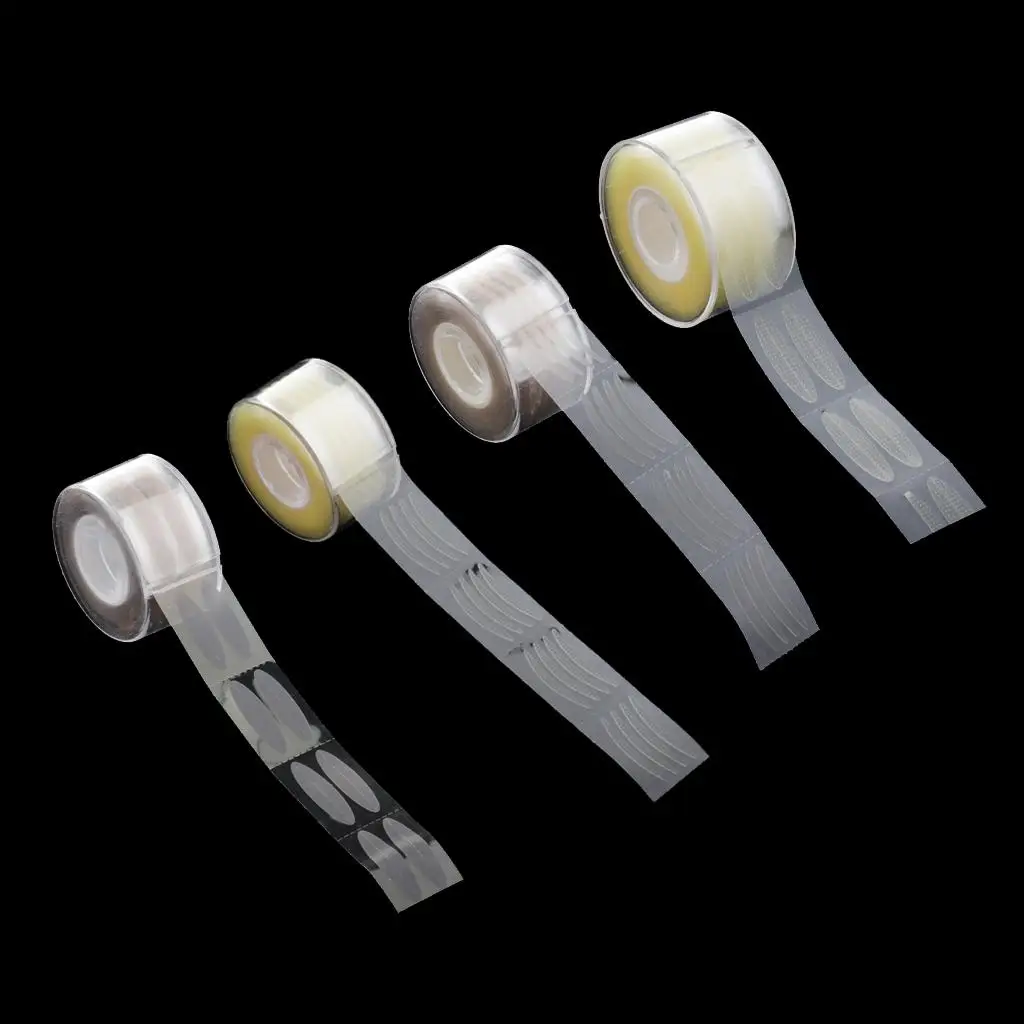 Double Eyelid Tape Fiber Mesh Skin Color Invisible Stickers 300 Pairs Air Permeable for Beauty and Gifts