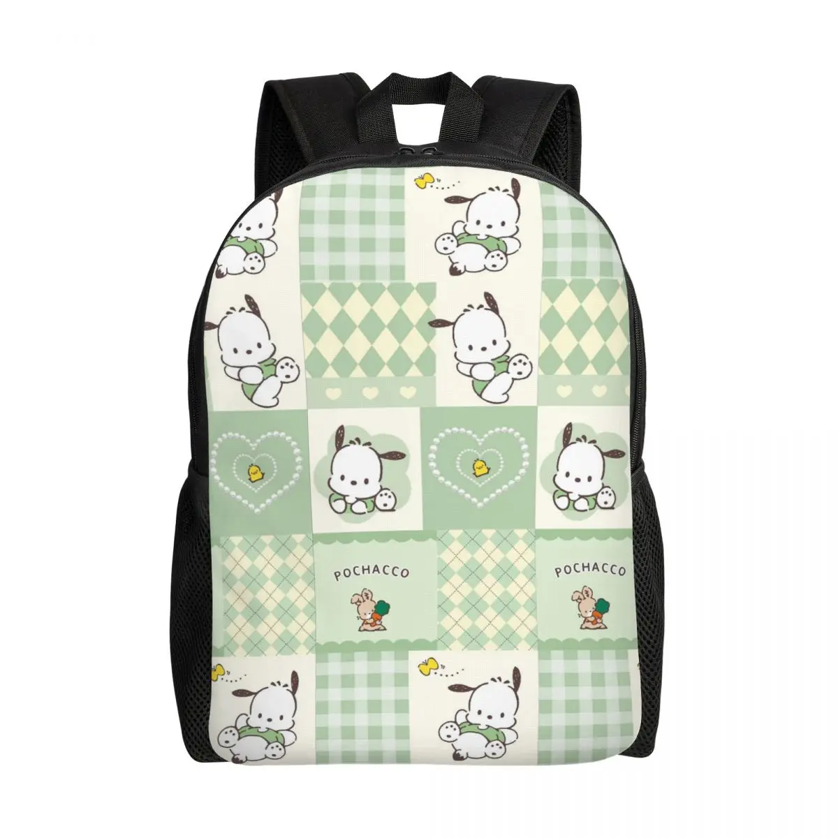 

Custom Pochacco Disney Laptop Backpack Women Men Fashion Bookbag for College School Students Sanrio Bag