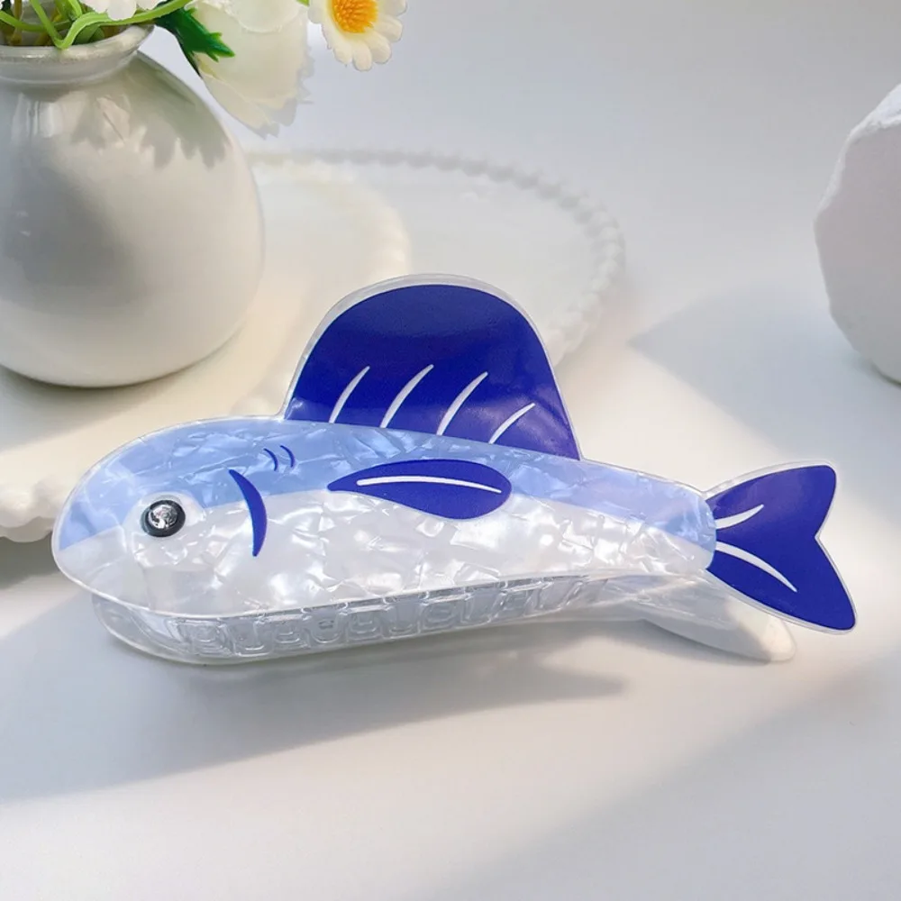 لطيف السردين مشبك شعر كليب عدم الانزلاق خفيفة الوزن دبوس الشعر الكرتون تصميم بسيط مشابك الشعر إكسسوارات فتيات #4