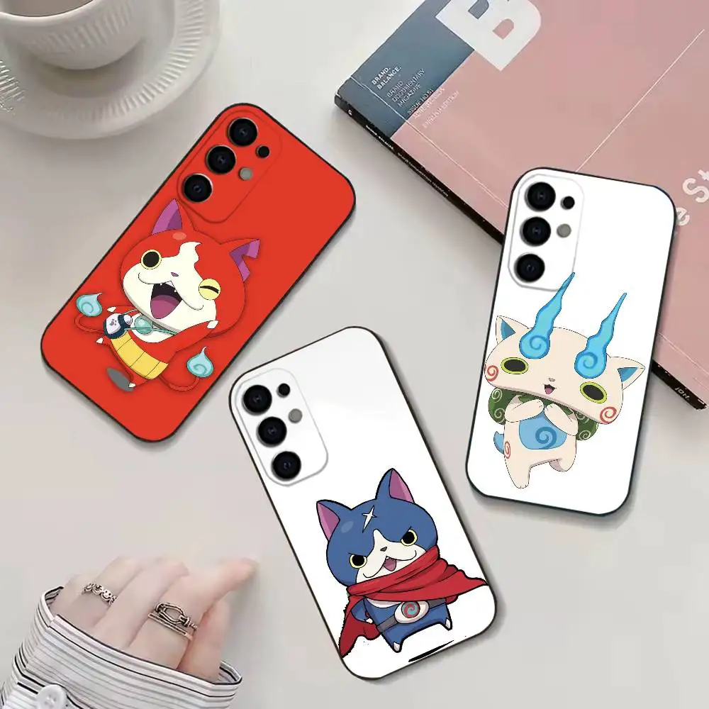 Y-Yokai Game W-Watch Phone Case For Samsung S26,25,24,23,22,21,20,30,Ultra,Plus,Fe,Lite Black Shell