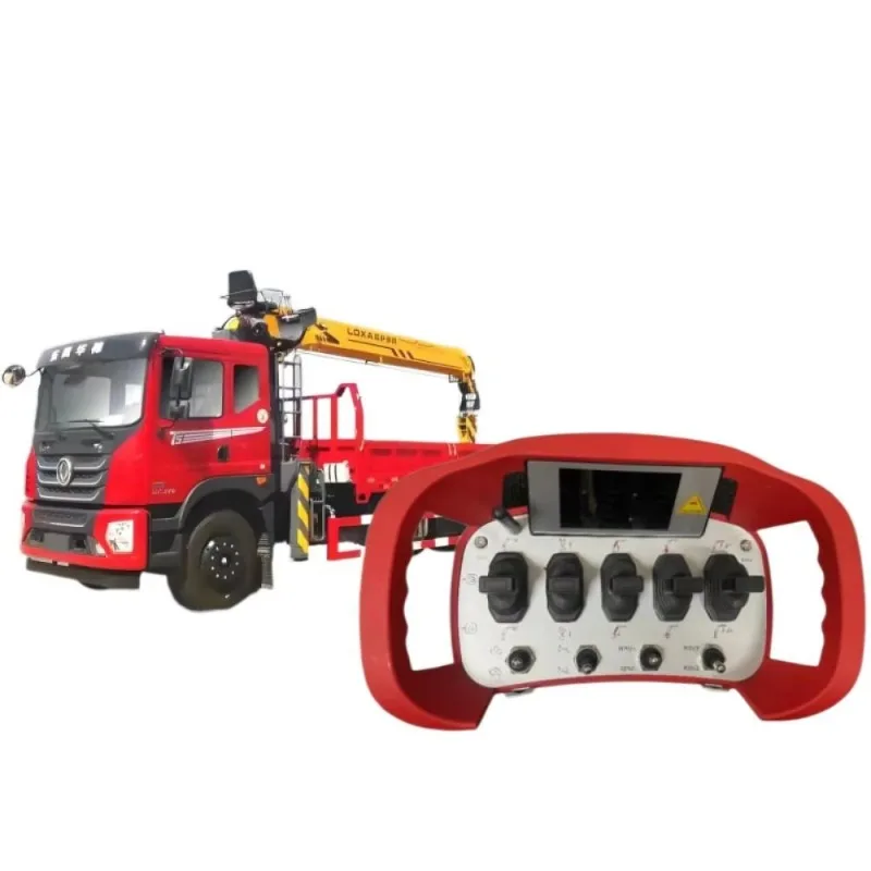 Wireless Intelligent Lifting Remote Control 5 Buttons Rechargeable Battery 100m Range Waterproof For Truck-Mounted Crane