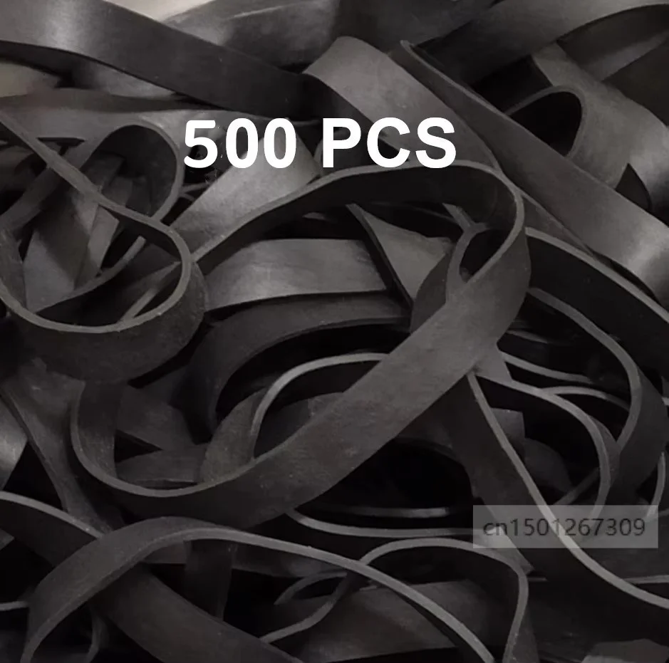 bulk-pack-500pcs-width-1cm-black-wide-elastic-rubber-bands-for-packaging-office-supplies-diameter-5cm