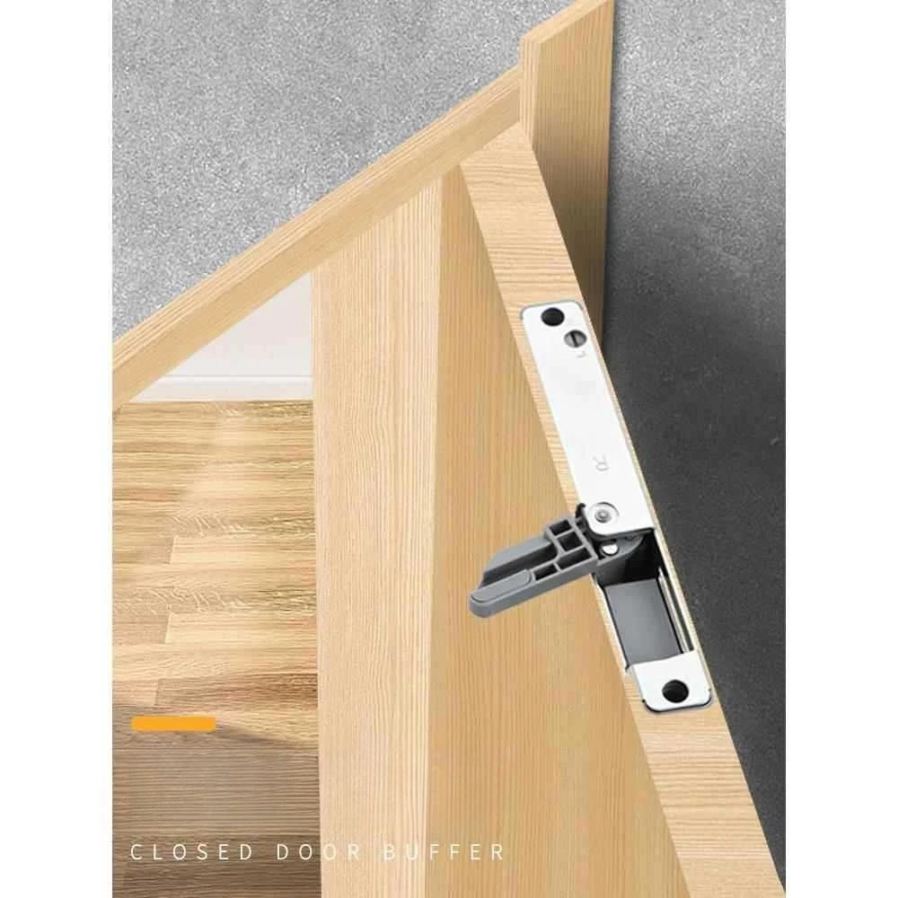 Invisible Door Spring Hydraulic Buffer Silent Door Closers Automatic Door Closers Household Hidden Type Closing Artifact