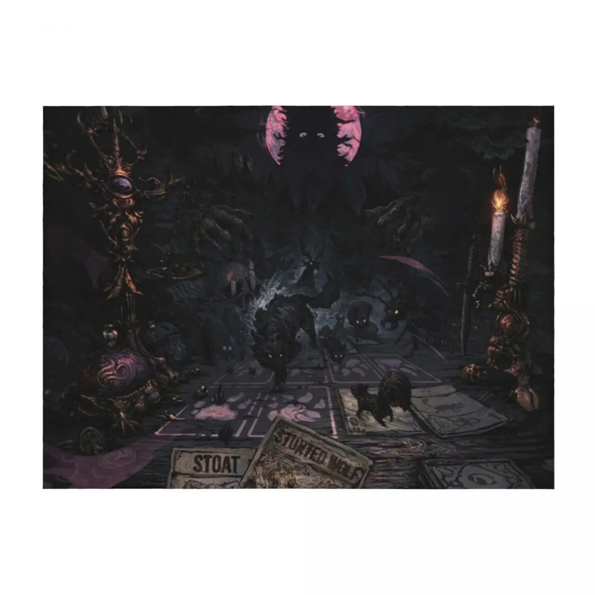 

Inscryption - Official Album Art Throw Blanket Flannel Tourist Retros sofa bed Blankets