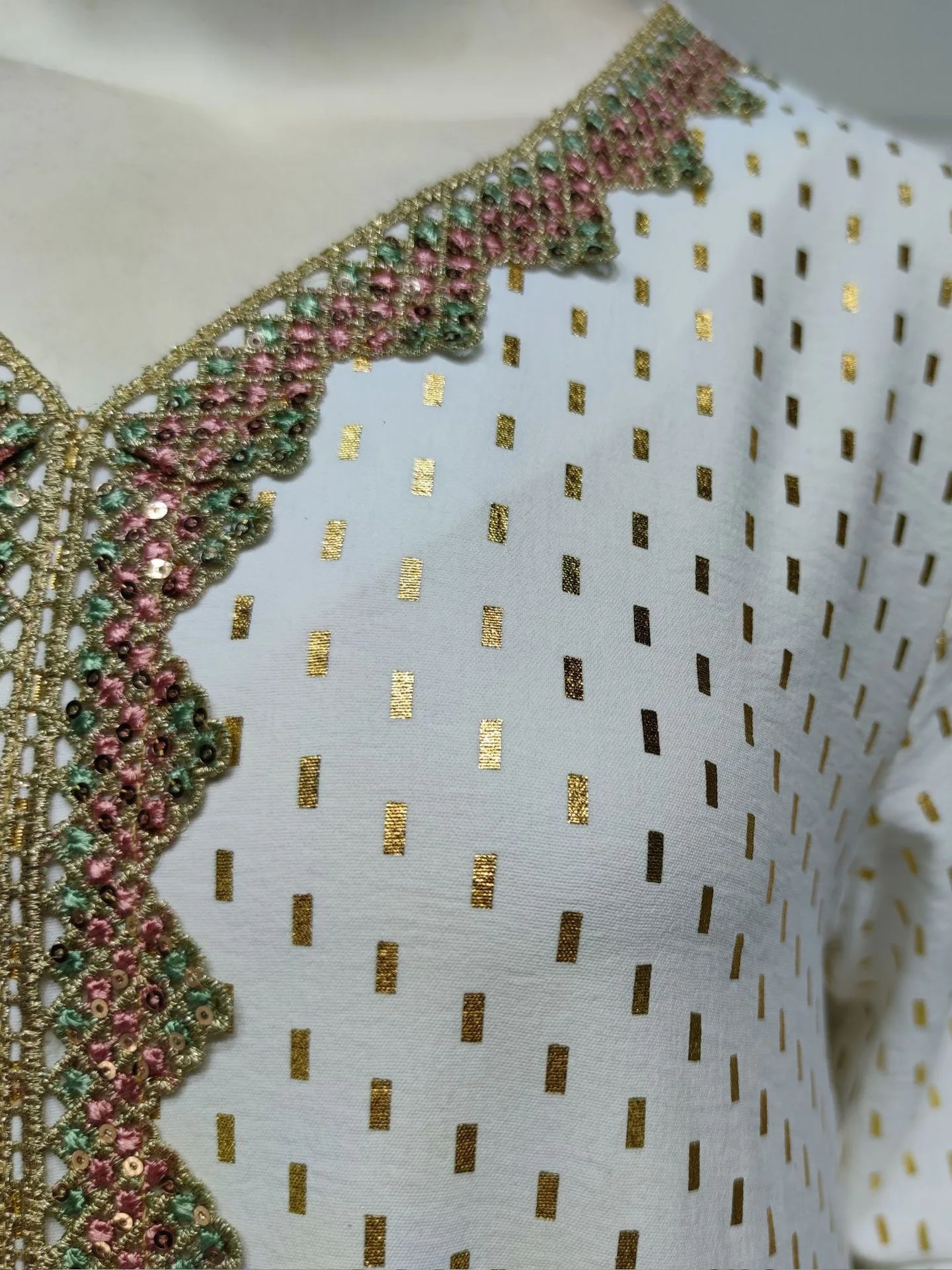 Gold Stamping Kaftan Crinkled Fabric Dubai Saudi Gulf Jalabiya Women Islamic Clothing Abaya Muslim Ramadan Eid Moroccan Party