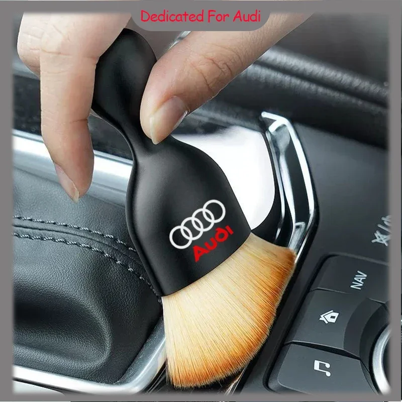 Auto Innen Reinigung Werkzeug Dashboard Air Outlet Weichen Bürste Für Audi A1 A2 A3 A4 A5 A6 A7 A8 TT RS3 RS7 S5 B8 C6 B9 S1 Q1 Q2 Q3
