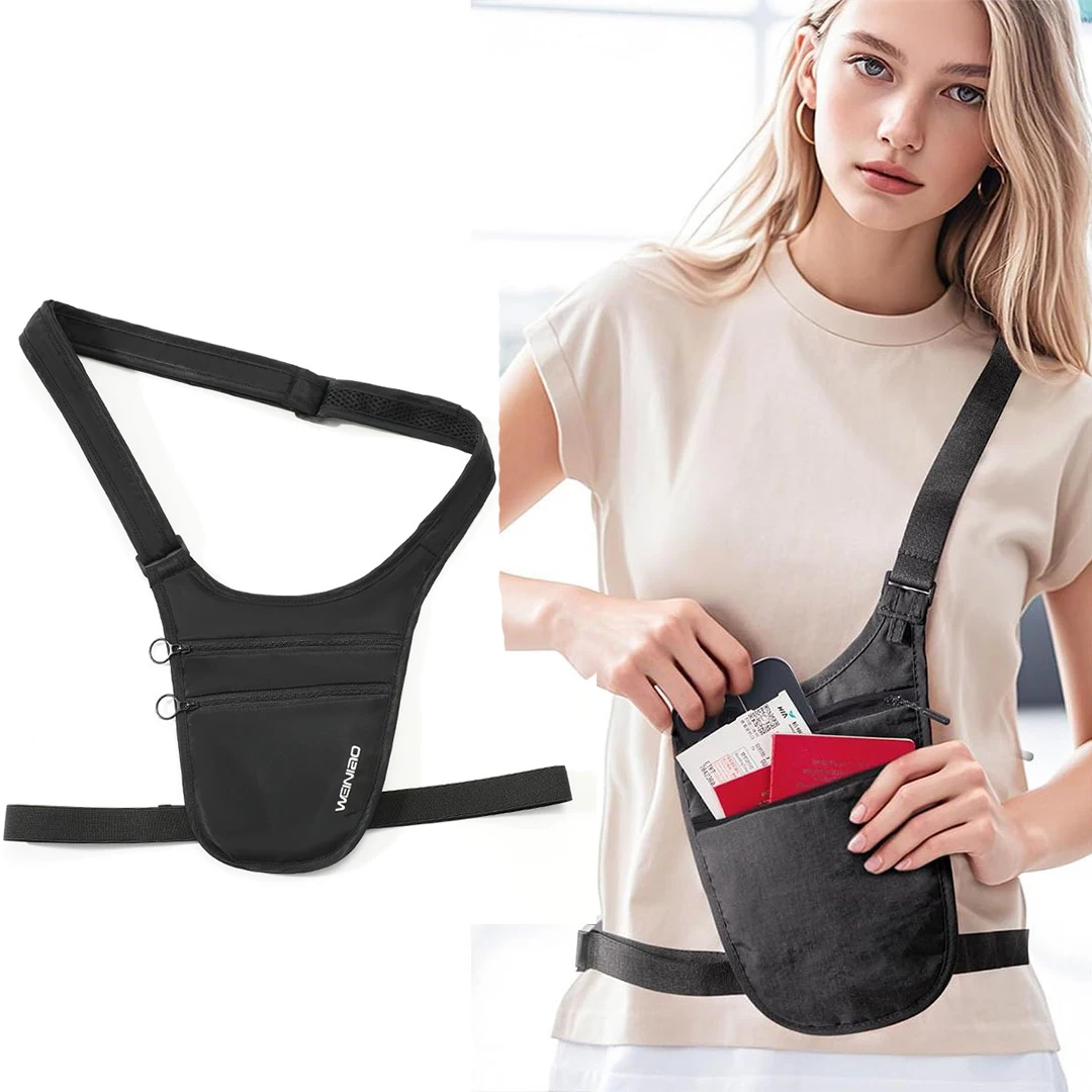 

Travel Anti-theft Waist Pack Pouch for Passport Money Belt Bag Hidden Security Wallet Gift Travel Bag Chest Pack Money Waist Bag