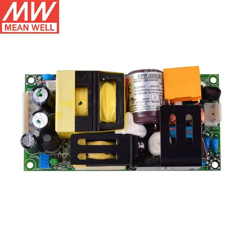 

Taiwan meanwell EPP-200-24 24V 8.4A 200W PCB Single Output Switching Power Supply with PFC Function Brand New Original