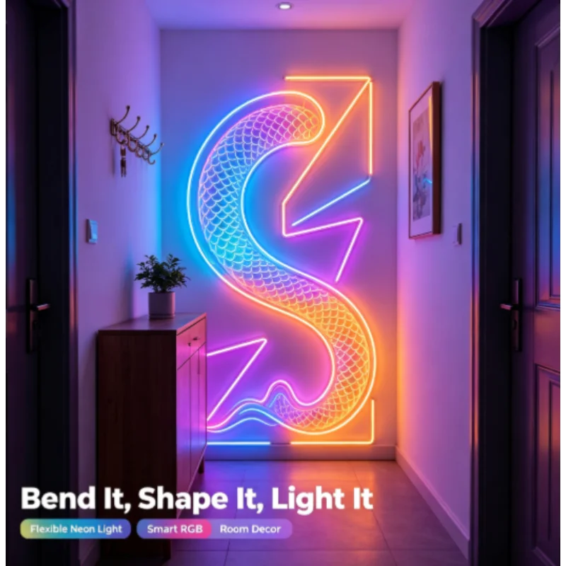 Decor Lighting Address - Fita de Luz LED Neon Redonda