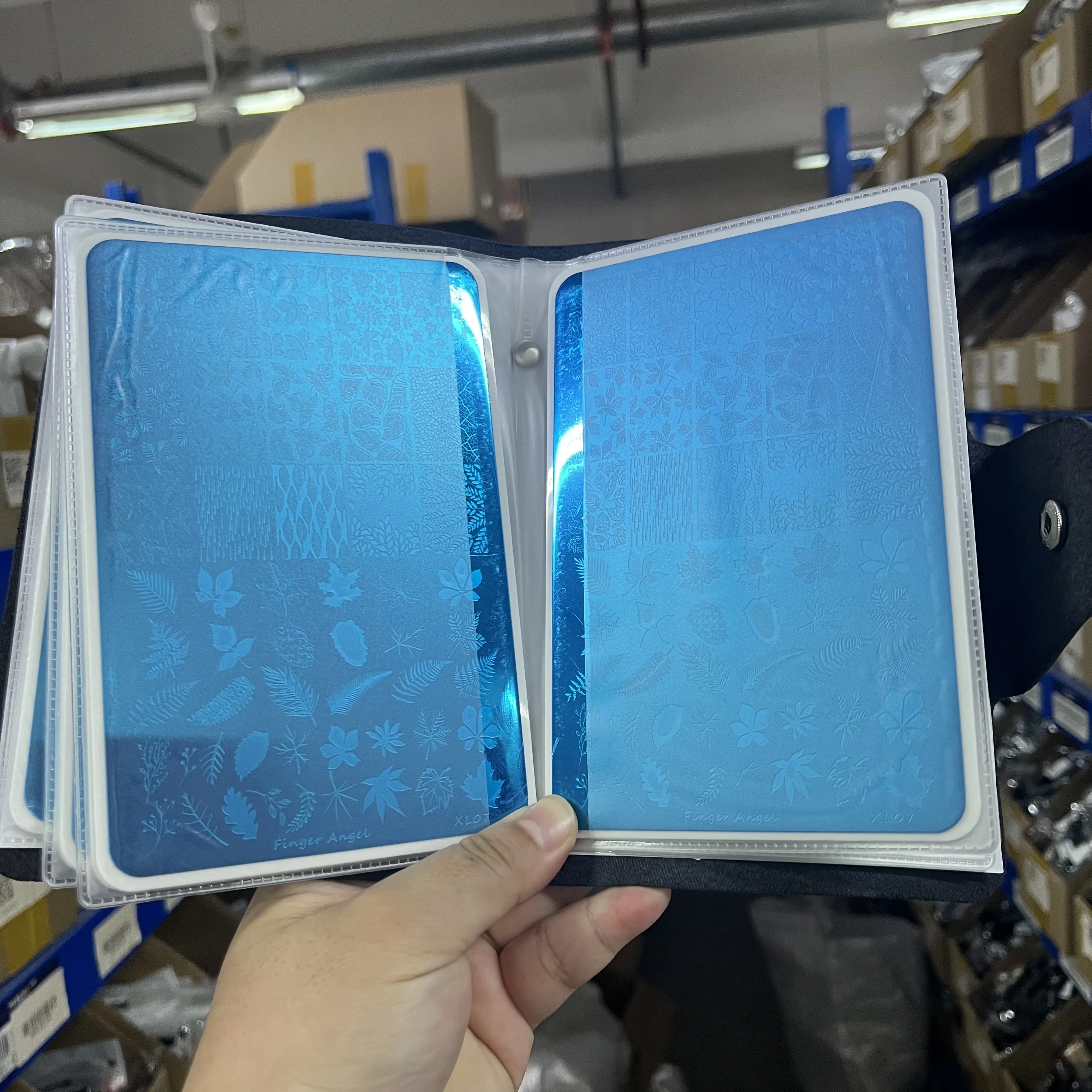 16/20/26Slots Rectangular Nail Art Stamper Plates Stamping Card Bag Nail Stamp Template Organizer Album Stencil Storage Case Bag