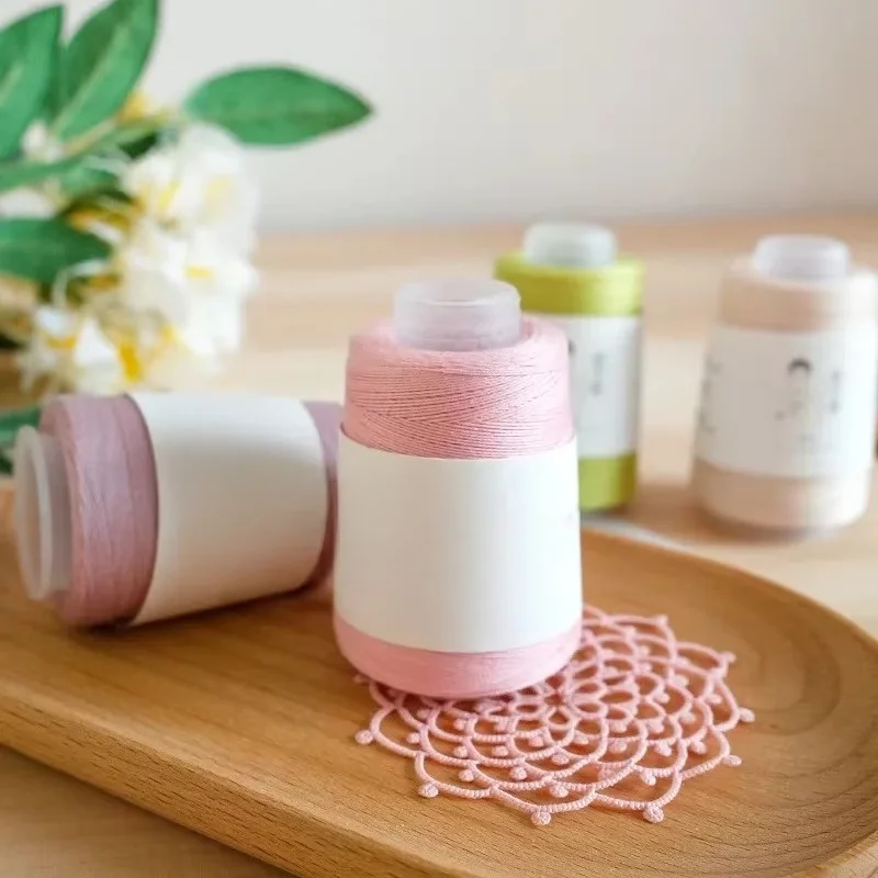 100% Cotton Thread No. 40 Boutique Pearl Lace Yarn Shuttle Knitting Micro-hook Hand Embroidery Thread Hand-crocheted Thread Fine
