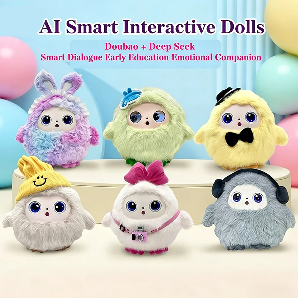 لعبة جديدة من القطيفة AI لعام 2026 مع صوت ذكي وعيون LED، رفيق تفاعلي للأطفال/الكبار ‌ هدية جاهزة لإعادة الشحن للحيوانات الأليفة الإلكترونية تفتح حياة ممتعة