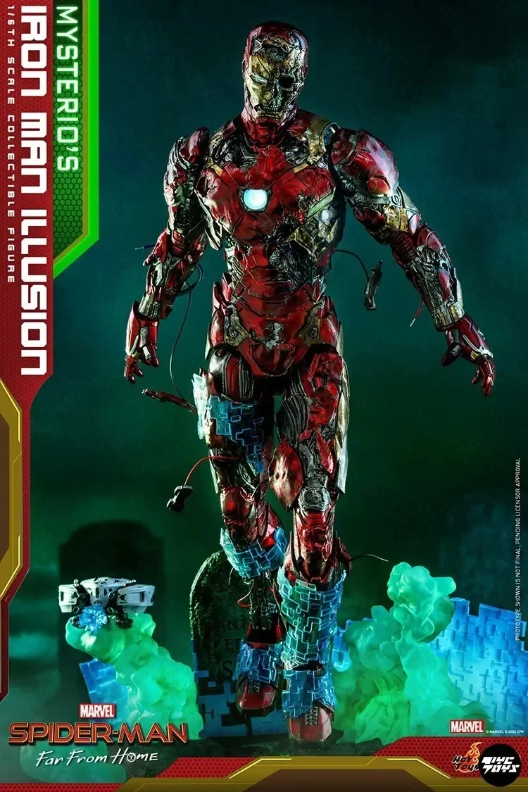 

In Stock HOTTOYS 1/6 MMS580 Zombie Iron Man Mysterious Guest Phantom Action Figure Model Toys