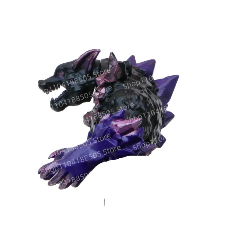 MOC Bausteine Schwarzer Wolf Mini Figur Cartoon Zubehör Montage Modelle Figuren kinder Puzzle Spielzeug Urlaub Geschenke