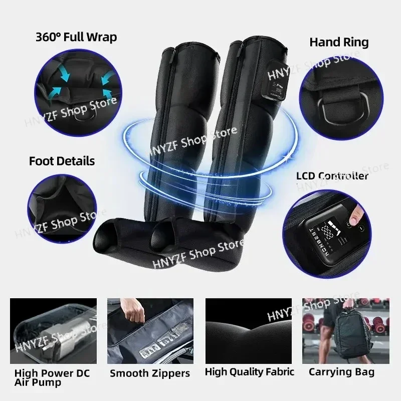 Leg Massager Air Recovery 2024 Sports Leg Compression Massage Recovery Boots Air Compression Leg Massager