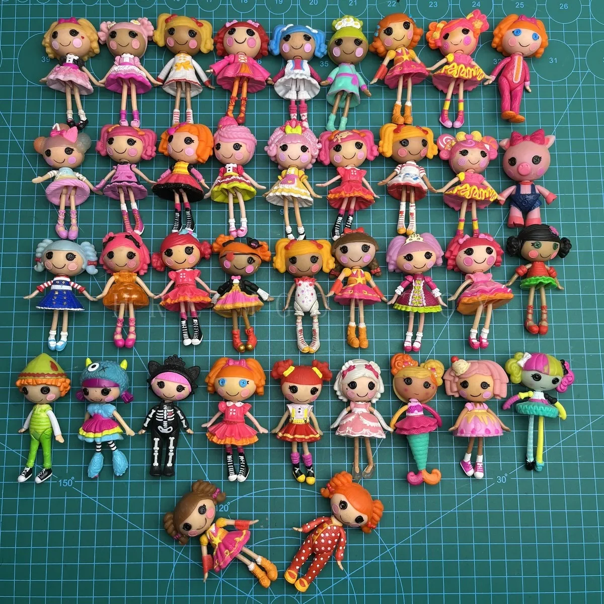 الأصلي 8-10 سنتيمتر يمكن اختيار Lalaloopsy الأخت الصغيرة ودمى الحيوانات الأليفة البلاستيكية الفتيات هدية عيد مجموعة اللعب البلاستيكية