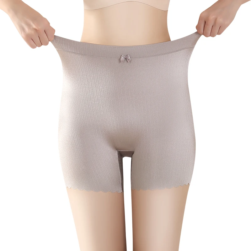 Fashion Women Micro Underwear Women's Boxer Safety Shorts Shorts Under the Skirt Ice Silk Safety Short Pants Summer Protective