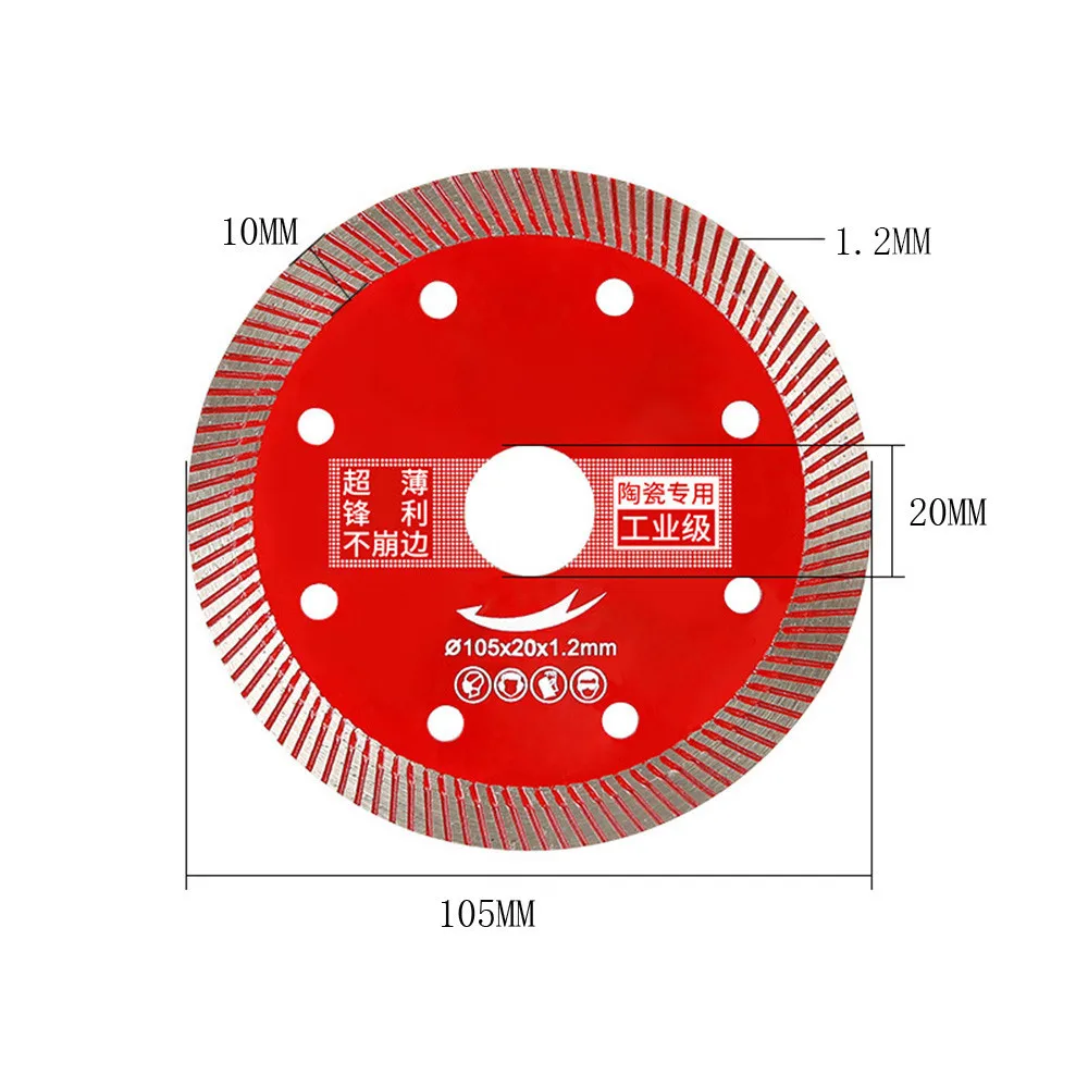 1pcs Corrugated Tile Cutting Discs Master For Stone Porcelain Tile Ceramic Dry Wet Cutting Saw Blade Diamond Cutting Disc