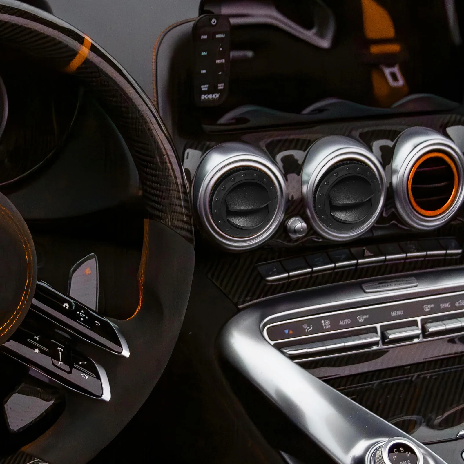 2 pçs 60mm resistente confiável saída de ventilação de ar girando teto redondo para carro rv atv durável a1176 preto saída de ventilação de ar