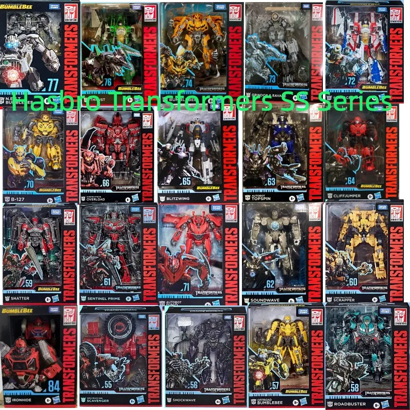 In Stock Hasbro Transformed Toy SS Series Movie Deluxe Class Cliffjumper  Starscream Soundwave Sentinel Prime Action Figure