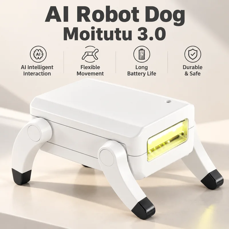 Dog Toys - โมอิทูทู หุ่นยนต์สุนัขอัจฉริยะ AI V3.0 โต้ตอบด้วยเสียง AI