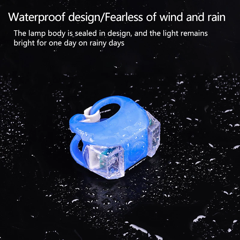 Bicycle frog-shaped lantern decorative lamp mountain bike road bike universal colored lamp handlebar