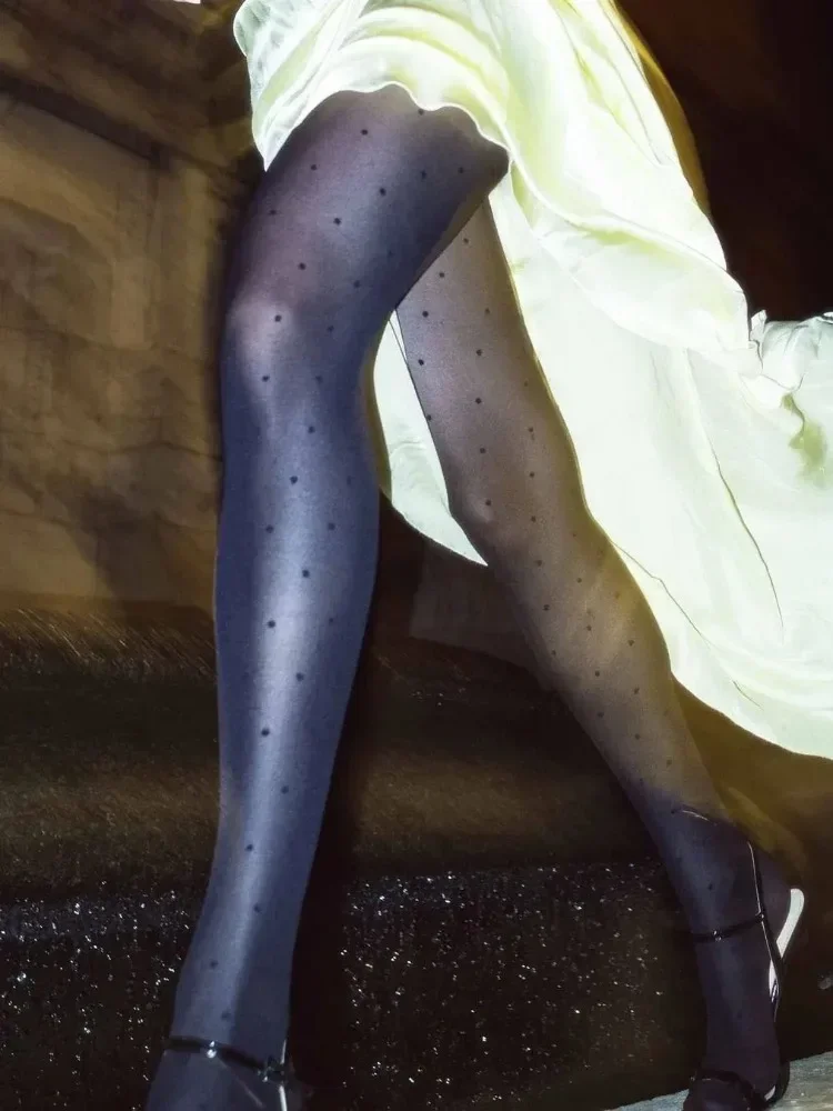 여성 스타킹 블랙 섹시한 레깅스 복장 하이 스트리트 패션 우아한 여성용 슬림 스키니 스트레이트 여름 레깅스 New