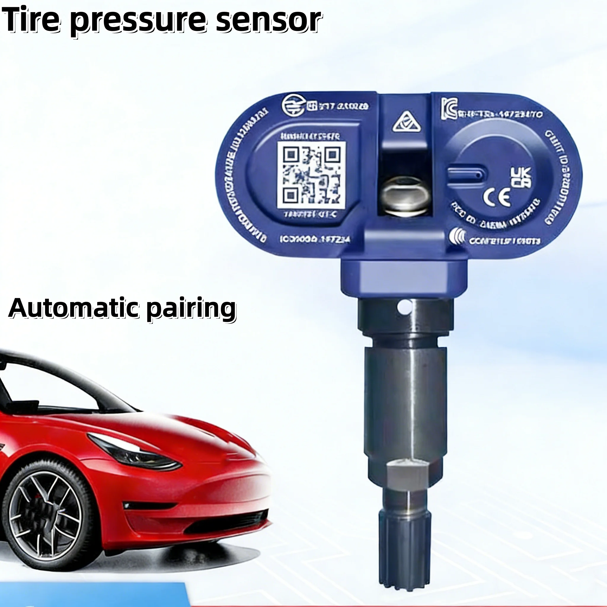 

4pcs Bluetooth TPMS Tire Pressure Sensor for Tesla Model 3 Y S X Auto Match 2021-2024