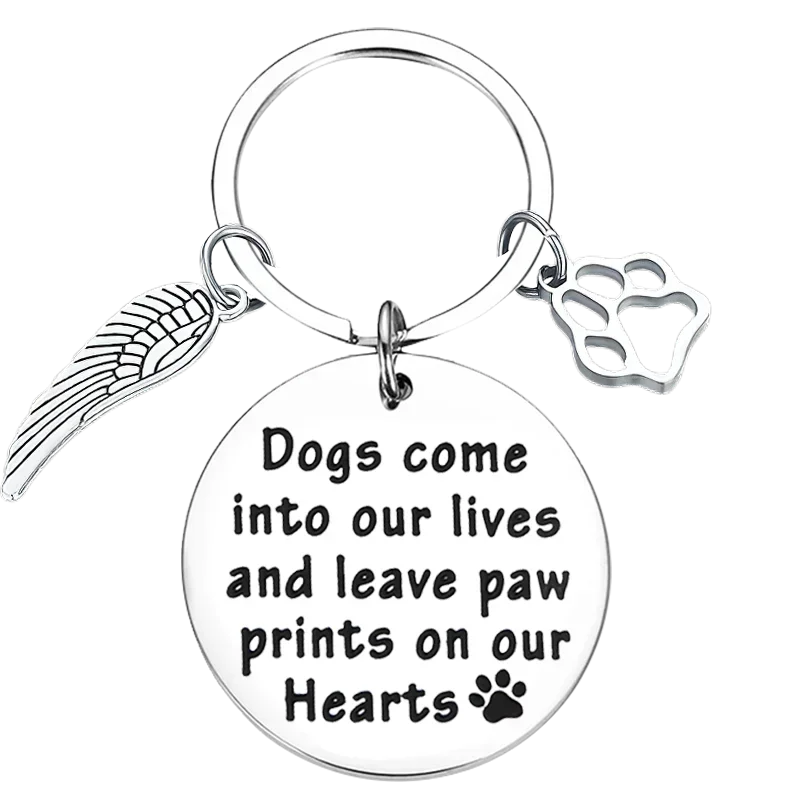 Dog Memorial Gifts Keychain Pendant Loss of Dog Key Chain Sympathy Gift Memorial Dog Bereavement Gifts Dogs Owner Gifts