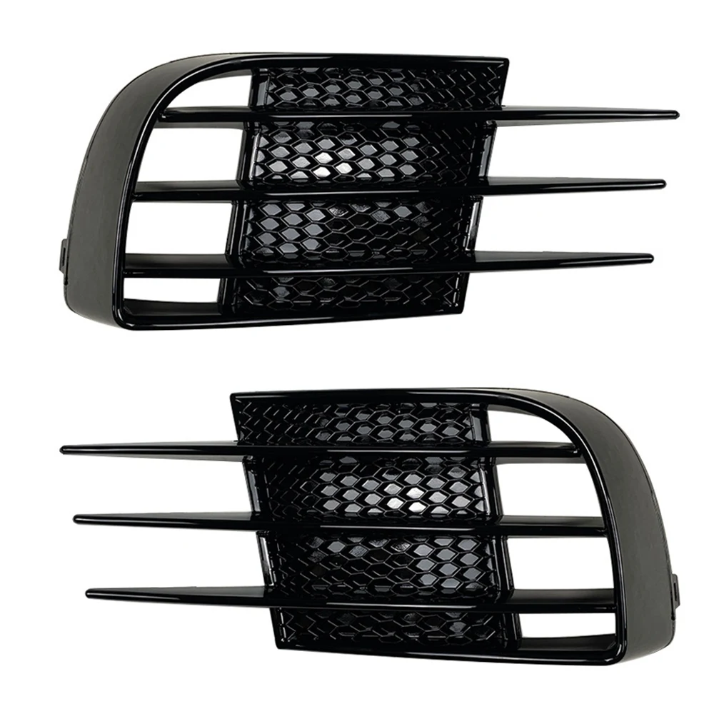 

2Pcs Car Front Bumper Fog Light Grille Grill Cover Trim for Golf MK6 GTD 2008-2013 5K0853665C 5K0853666C