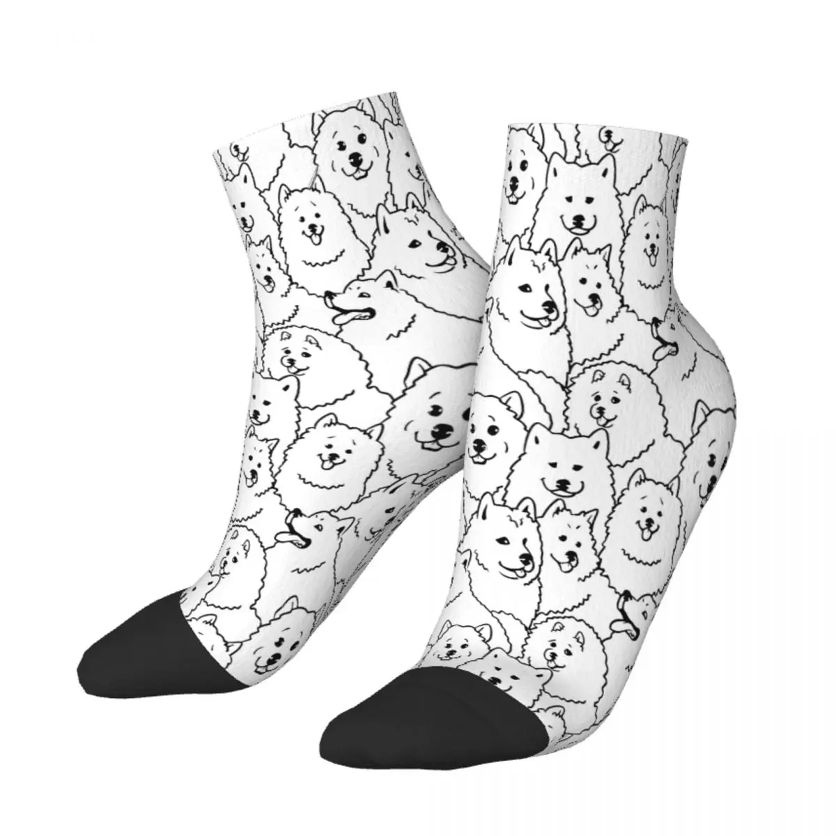 Oh Samoyed-calcetines tobilleros para hombre y mujer, medias de verano, Hip Hop