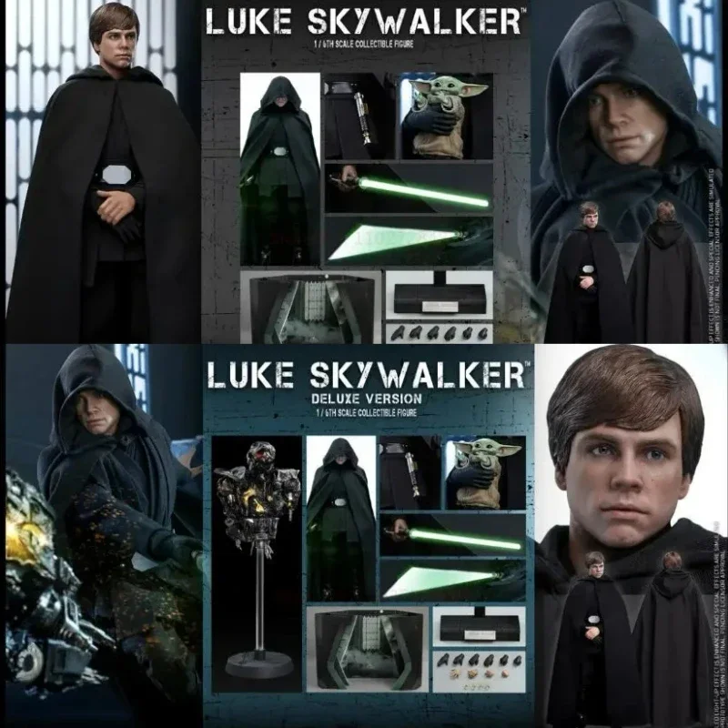 

Hottoys Original Star Wars The Mandalorian Luke Skywalker Dx22 Dx23 1:6 Anime Action Figure Doll Model Collection Hobby Gift Toy