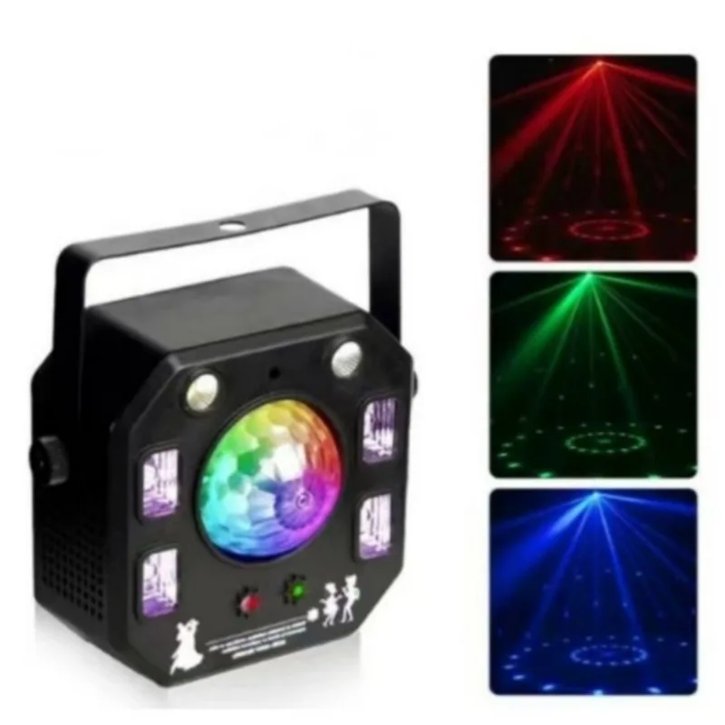 

4-In-1 effect light LED rotating magic ball light private room household indoor