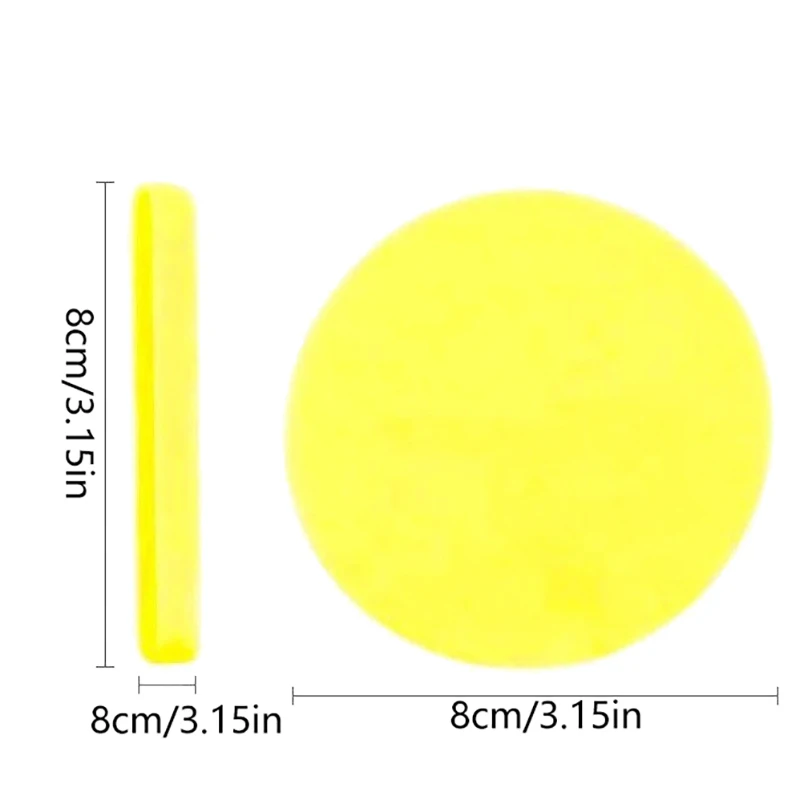 50pcs Compressed Disposable Face Wash Sponge Cleansing Cotton Pad Powder Puff Beauty Strip