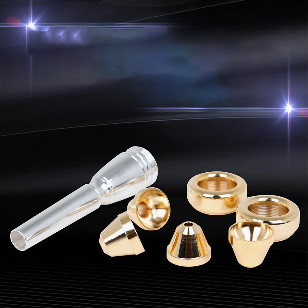 

Trumpet Mouthpiece Tube Set Trumpet 2B 2C 3B 3C 8.1cm BB C Key Brass Mouthpiece Mouthpiece Cups Parts Brand New