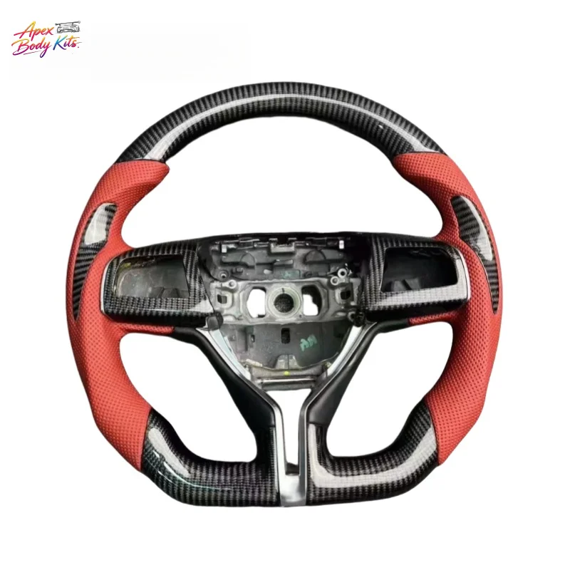 FOR Maserati Ghibli Levante Quattroporte Upgrades and Customizes Carbon Fiber Leather Sports Steering Wheel