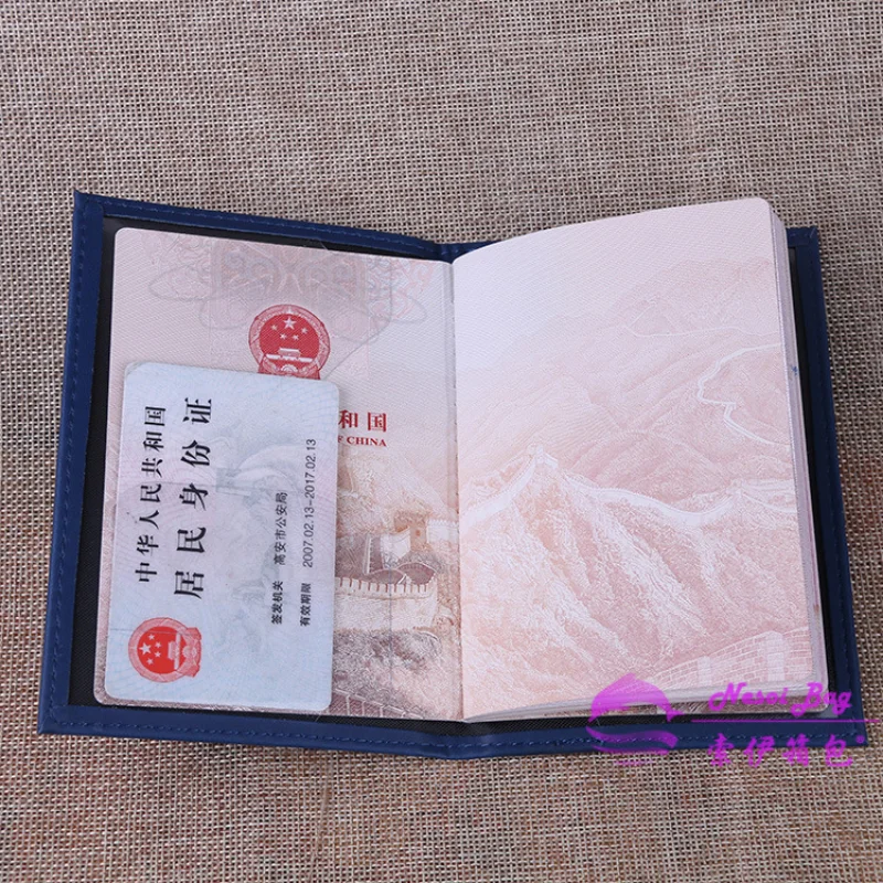 Pu Leder Pass abdeckungen Ticket Dokument Abdeckung Reise Englisch Pass Business ID Karten halter Schutzhülle Organizer Tasche