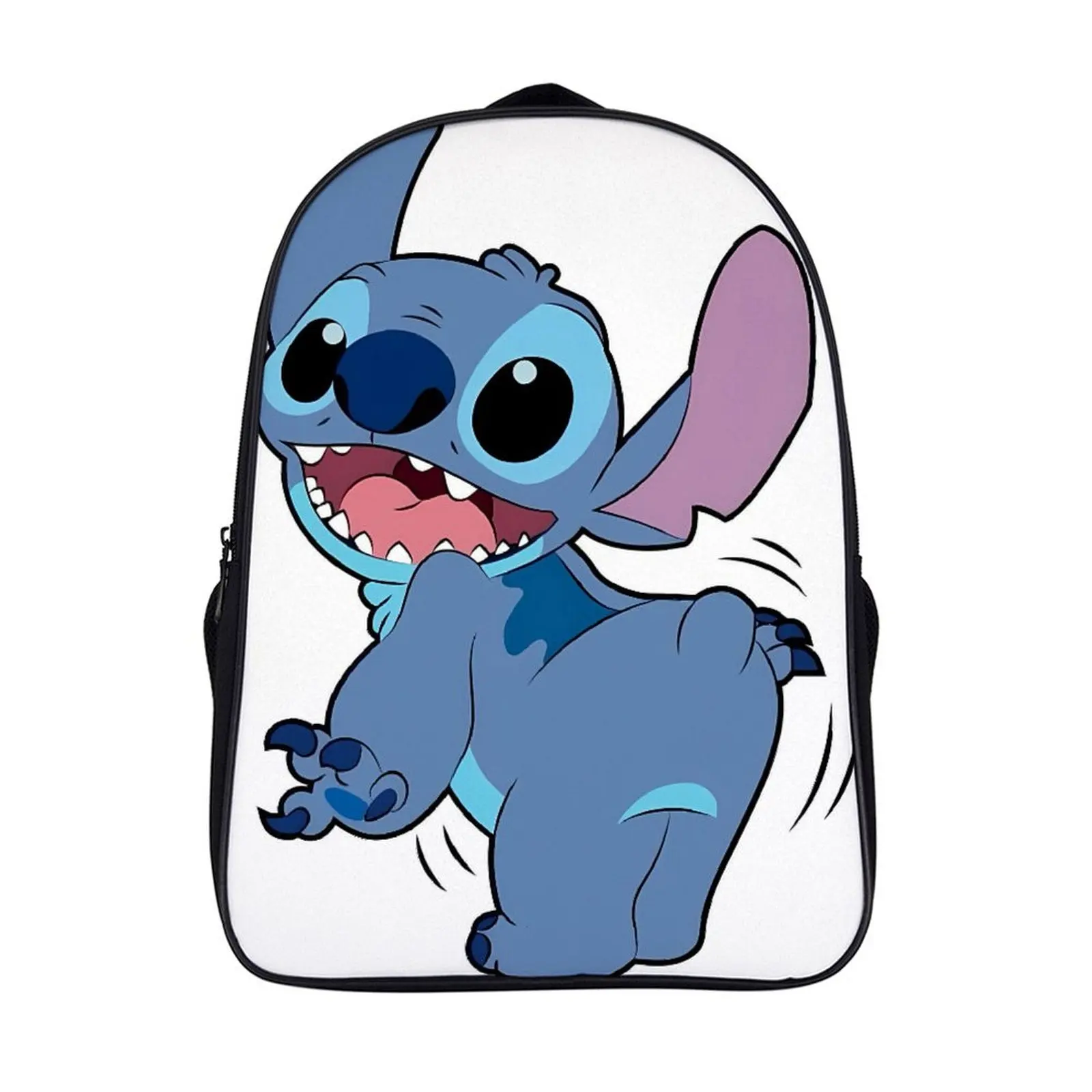 

Cartoon Disney Stitch Fashion Student's Backpack School Bag 16 Inch 2 Compartment Backpack Student Schoolbag