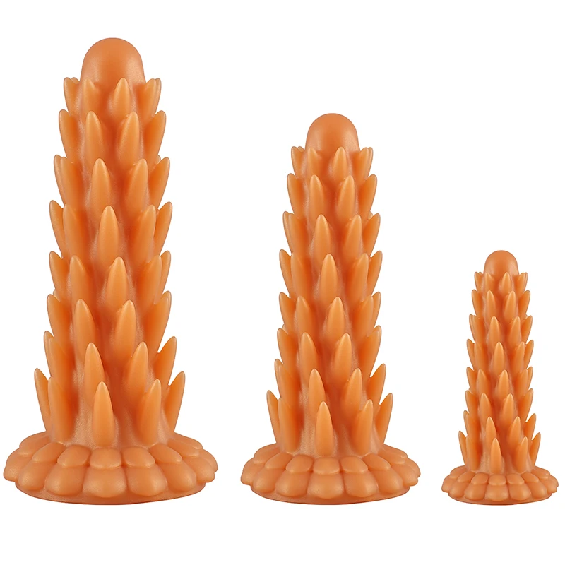 Dildo Anal Plug Giant Thorn Particles Hedgehog Monster Dildo Prosthesis Vaginal Buttocks G-Spot Orgasmic Masturbator Sex Toy 18+