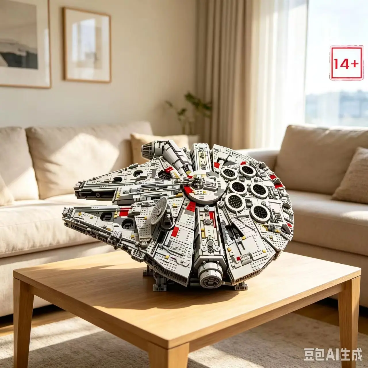 2026 New 7541PCS Classic Millennium Falcon Spaceship Home Decoration Model Ornament Adult Birthday Christmas Gift