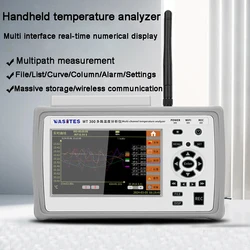 Wielokanałowy tester temperatury, 10-kanałowy rejestrator temperatury, pomiar temperatury styku kontroli WT300